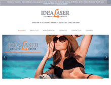 Tablet Screenshot of idealasercosmeticcenter.net